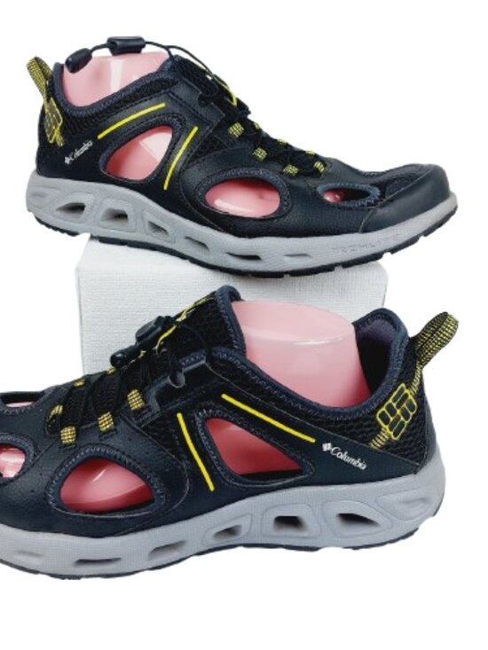 Columbia Men\'s Black Yellow Supervent III Lock-Laces Water Shoes Size US 10.5 main image 4
